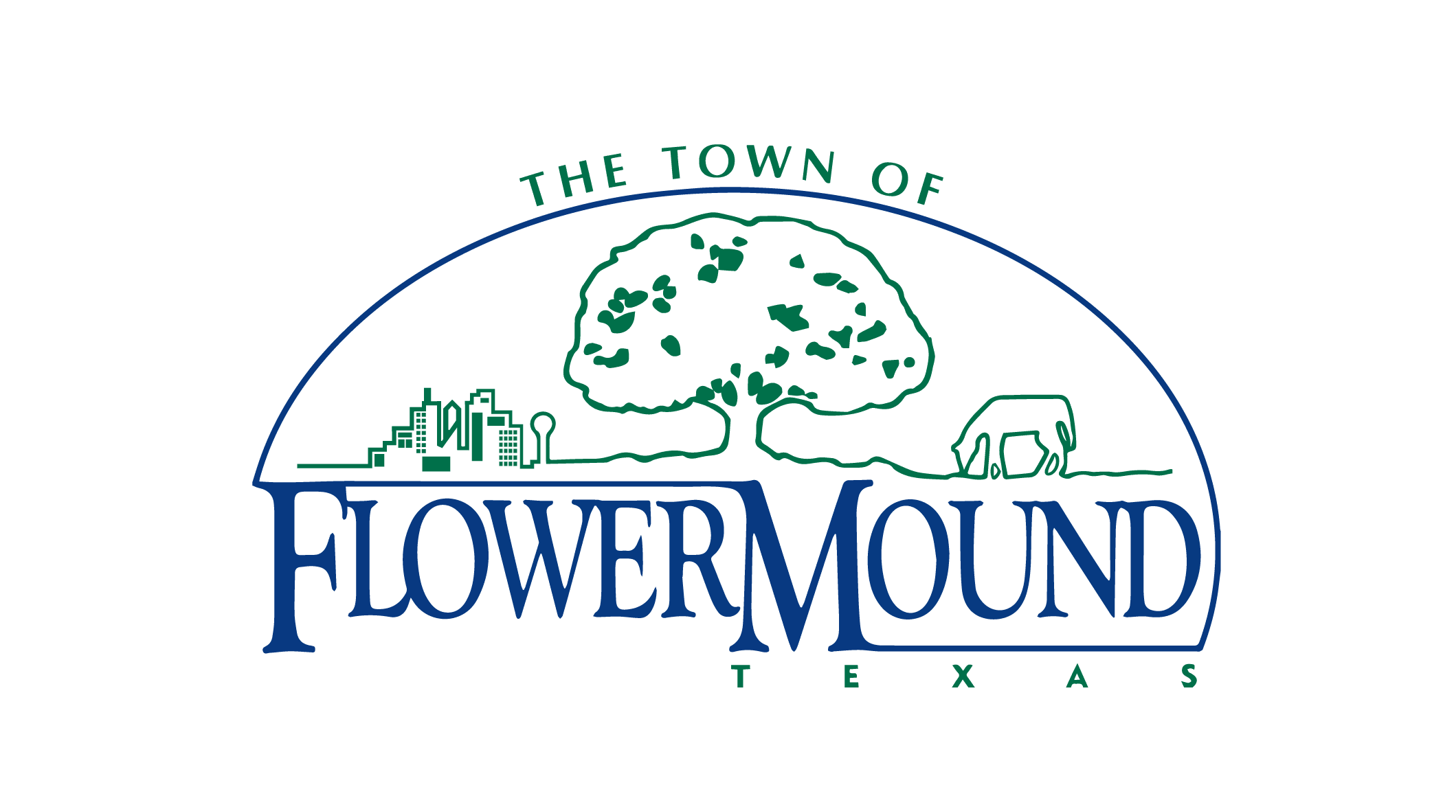 Flower Mound tx city logo